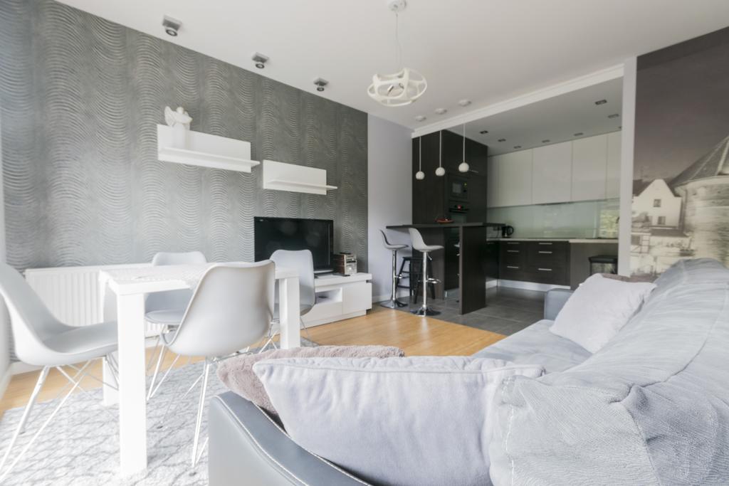 Ferienwohnung Pohulanka Luxury Danzig Exterior foto